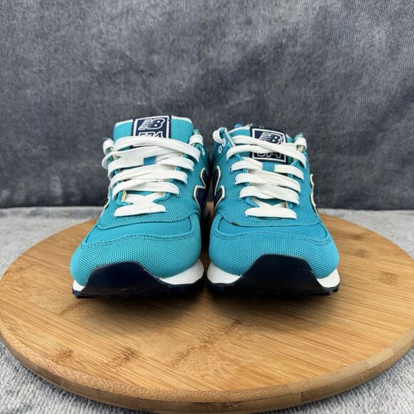 New Balance 574 Core Classic Shoes Womens Size 7 B Teal Running Comfort Sneakers - Picture 2 of 11